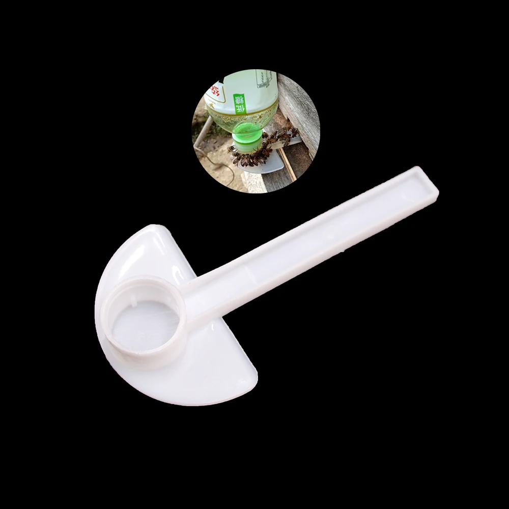 

5PCS Beekeeping Bees Plastic Feeder Cap Watering Honey Feeders Garden Bee Water Drink Drinkers Feeding Tools Equipment Supplies