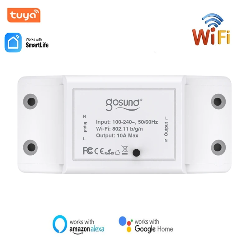 

Умный выключатель Gosund Tuya с поддержкой Wi-Fi и голосовым управлением