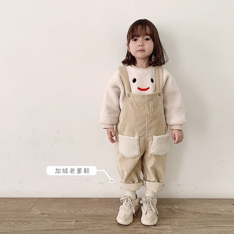 Детская обувь для девочек модная папы новая зимняя спортивная повседневная с