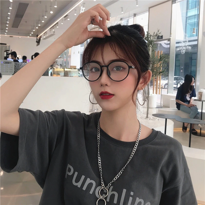 Винтажный Круглый анти синий светильник оправа для очков женские очки ретро