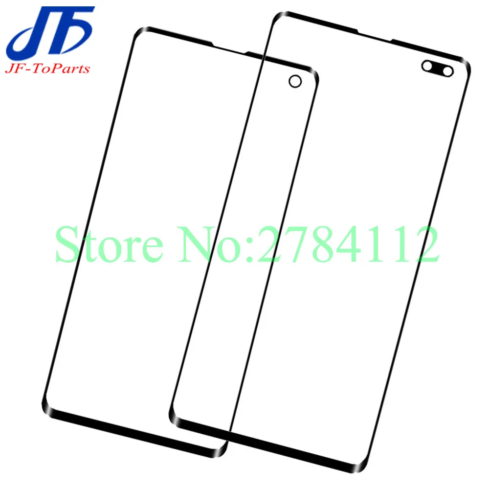 10 шт. сменная сенсорная панель для Samsung Galaxy S10 G973 / + Plus G975 S10E G970 5 8 дюйма Черная
