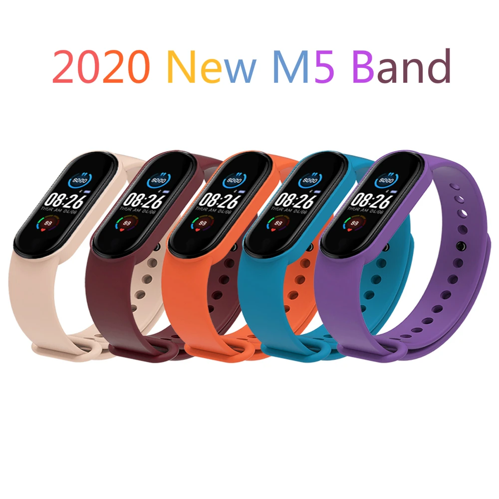 Новый смарт-браслет M5 2020 спортивный фитнес-трекер Bluetooth Lintelek часы с монитором