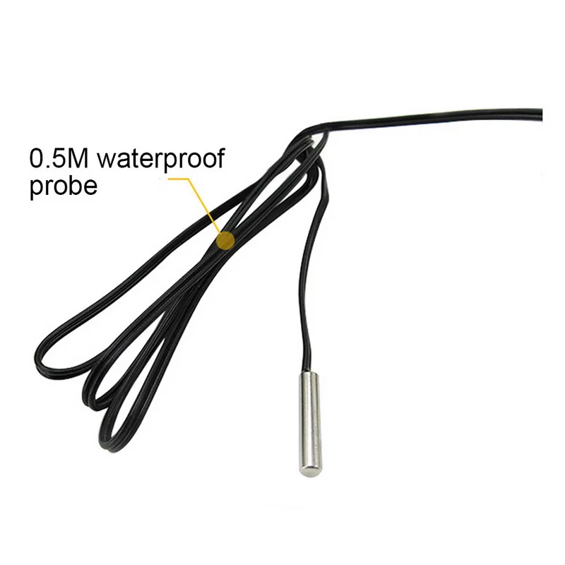 Двойной светодиодный цифровой дисплей термостат регулятор температуры реле