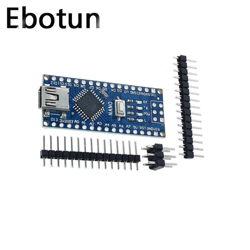Плата Atmega328 ATMEGA328P Nano V3 совместимая с Загрузчиком USB-драйвером CH340 16 МГц |