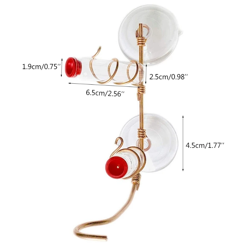 

Window Bird Feeders with Strong Suction Cups Modern Craft Decoration Humming Bird Feeders Multiple Style Optional