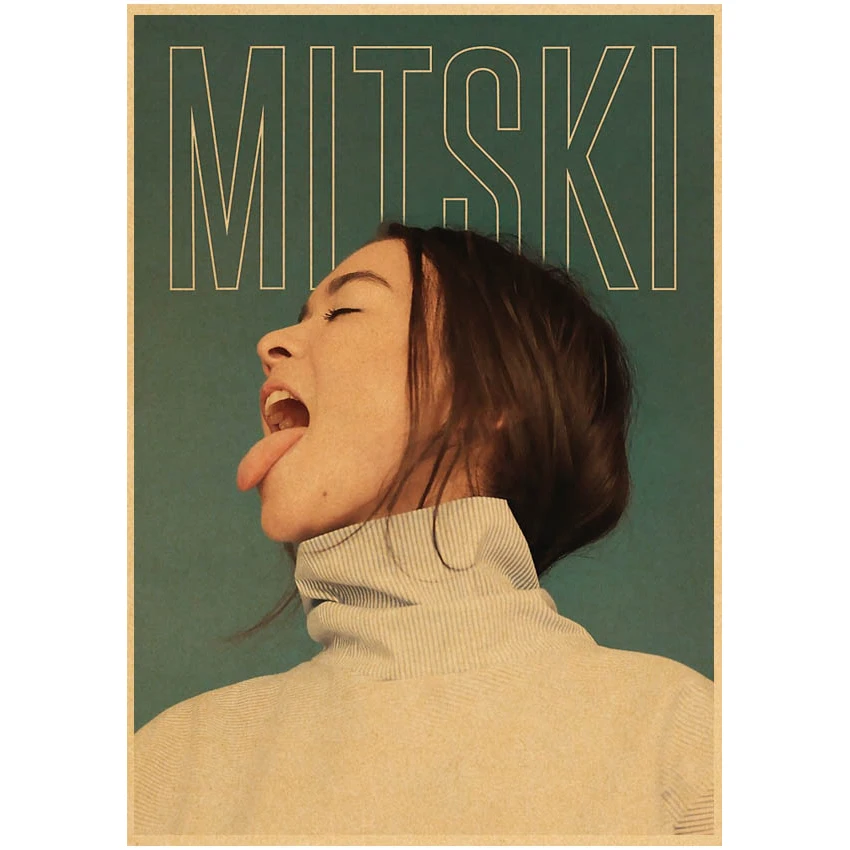 Постер в стиле хип-хоп Mitski винтажная крафт-бумага высокое качество домашняя