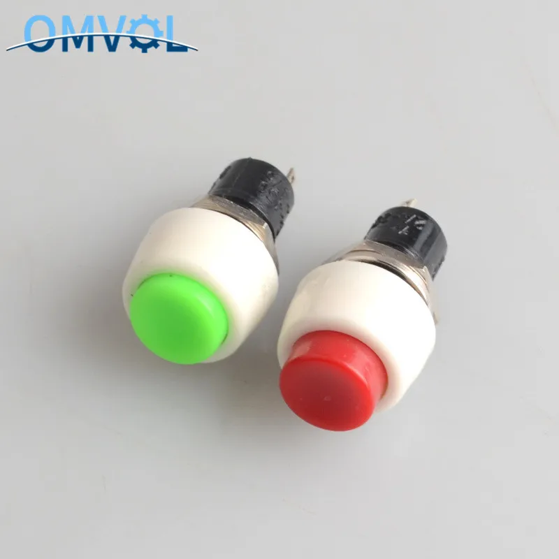 Настенный датчик движения 10 мм мгновенный и самоблокирующийся кнопочный