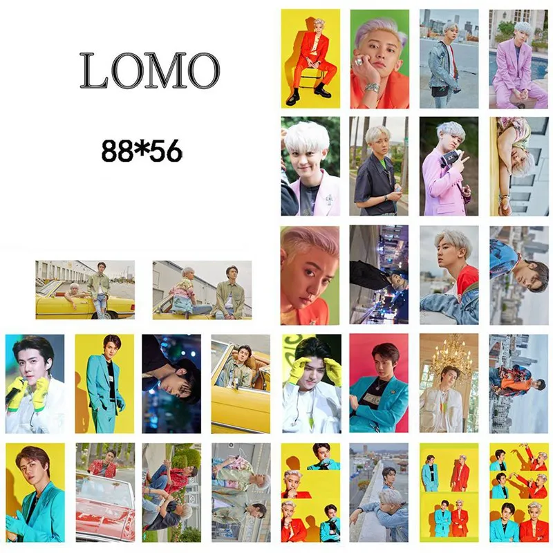 Альбом какая жизнь KPOP EXO 30 шт./компл. самодельная бумага ЛОМО фотокарточка постер