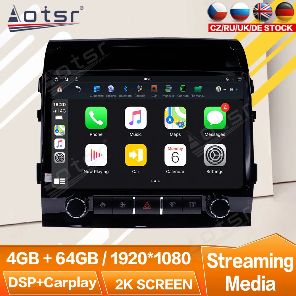 

11.8” 64GB MAX-PAD Android Car Radio Stereo Autoradio Central Multimedia Player For Toyota Land Cruiser 2008+ GPS Navi Head Unit