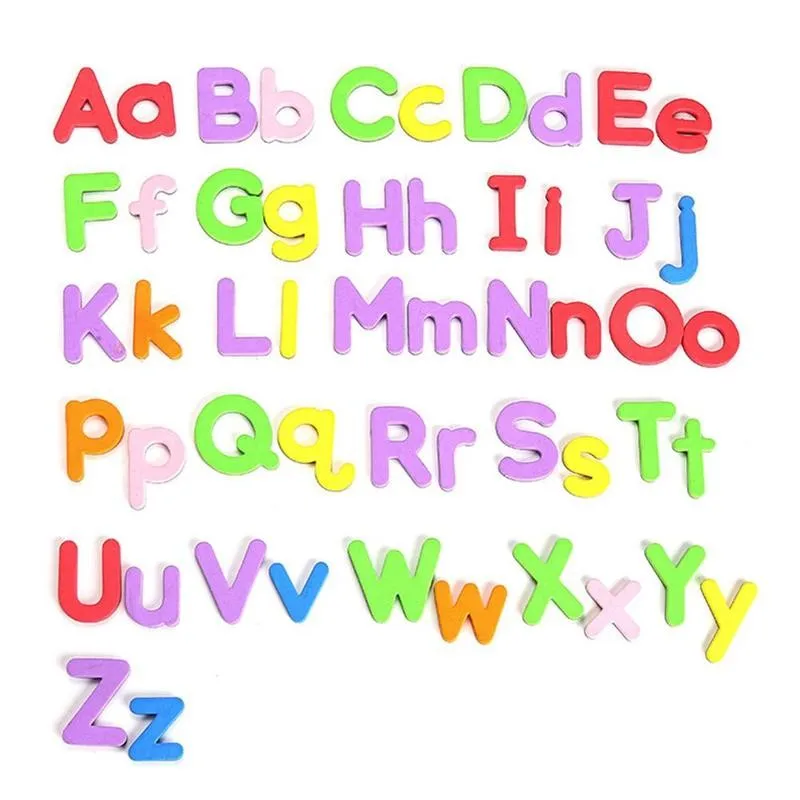 

magnetic letters 26pcs Fridge Magnets Teaching Magnetic Numbers Fridge Magnet Button Message Sticker Magn Home Decor Kitchen