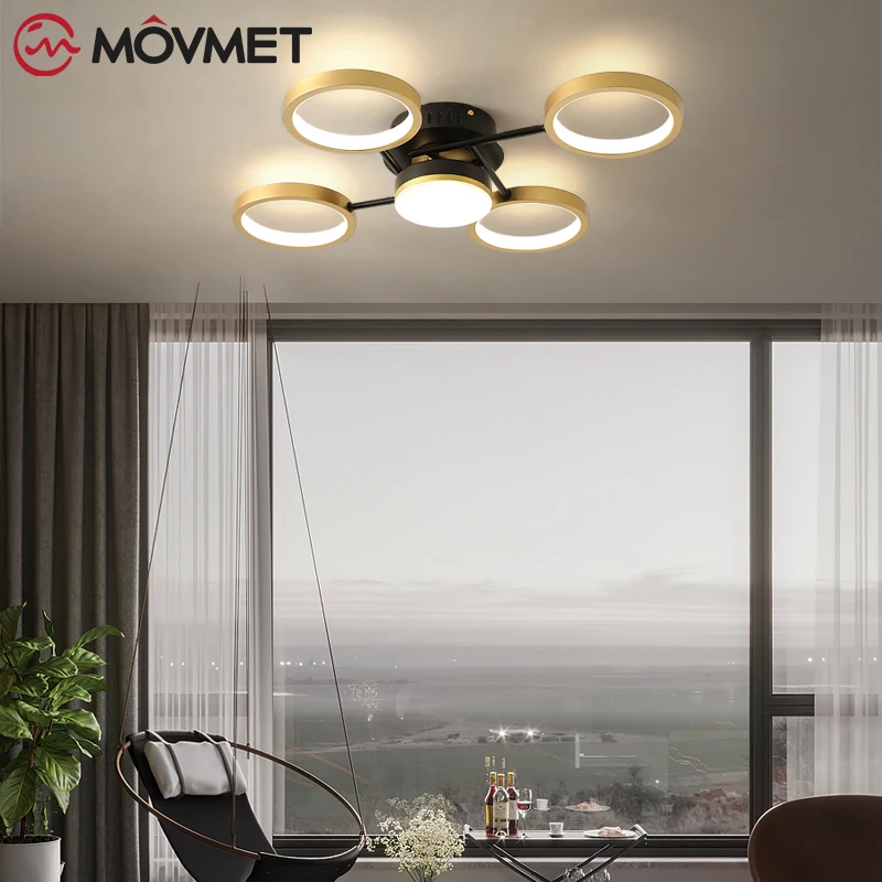 

Modern Designer 220V LED Ceiling Lights For Living Room Ceiling Mounted Home Lighting Nordic Ceiling Mounted Bedroom Lustre