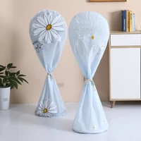 vertical electric fan dust proof protective cover waterproof flower pattern universal fan cover household appliance storage bag