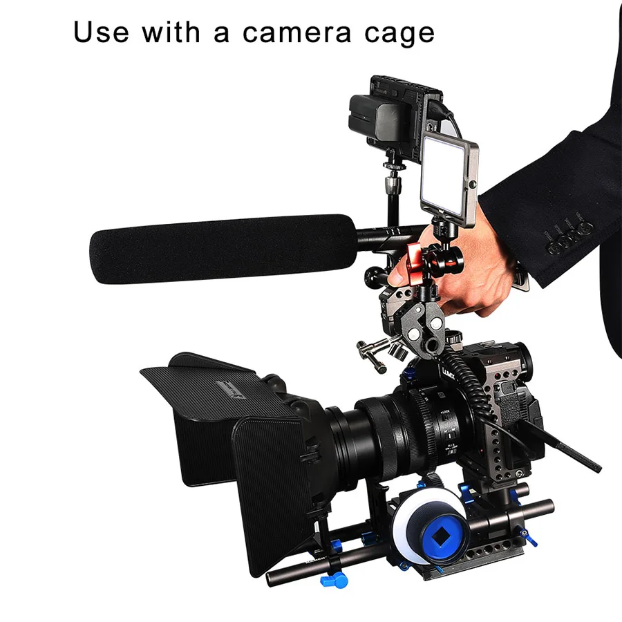 MAMEN светодиодный светильник для видео с регулируемой яркостью освещение