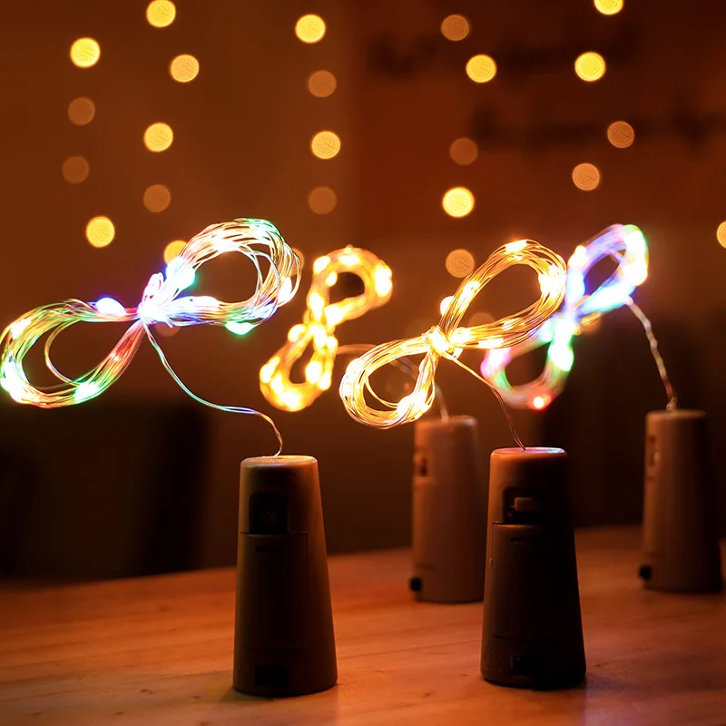 

Garland Wine Bottle Lights Christmas Tree Decoration for Home 2021 Christmas Ornament Navidad Xmas Gift Happy New Year 2022