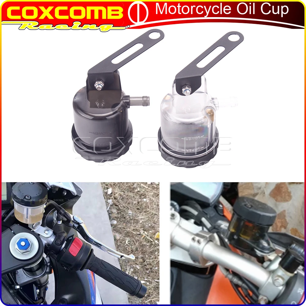 

Универсальный передний тормозной бак для мотоцикла, резервуар для жидкости, спортивный масляный бак для мотоцикла или Ducati Honda Yamaha Suzuki Kawasaki ...