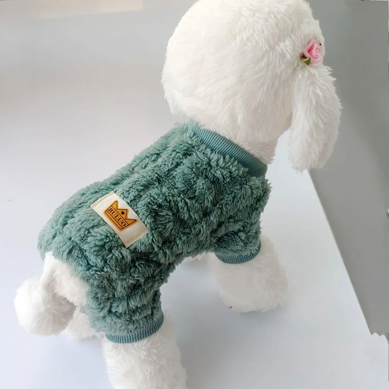 

Twist double-sided fleece Teddy Bichon Hiromi VIP pet small dog clothes autumn and winter clothes