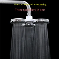 bathroom top spray stainless steel big shower head shower big top spray pressurized detachable head suit silicone water outlet