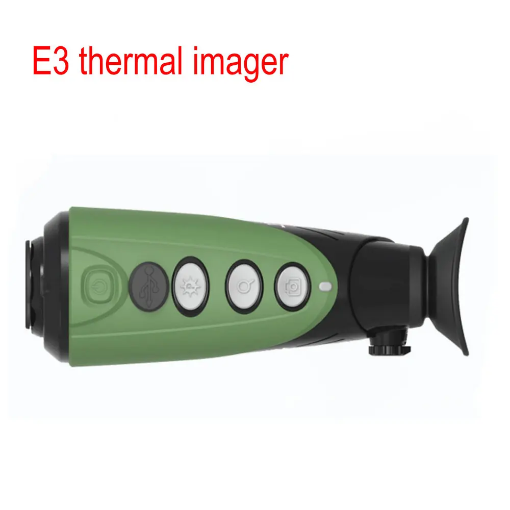 E3 thermal imager Монокуляр ночного видения тепловое изображение+ X-Инфракрасный E3 wifi очки термальный монокулярный HD лазер IR Trail камера IP66 телескоп - Цвет: E3 thermal imager