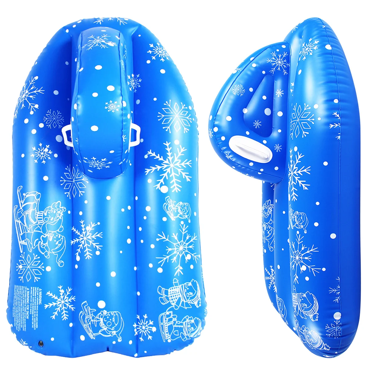 

New Inflatable Snow Tube Large PVC Snow Boat for Winter Skating Snow Sled Boat Kids Winter Toy Snowboarding Floated Skiing Board