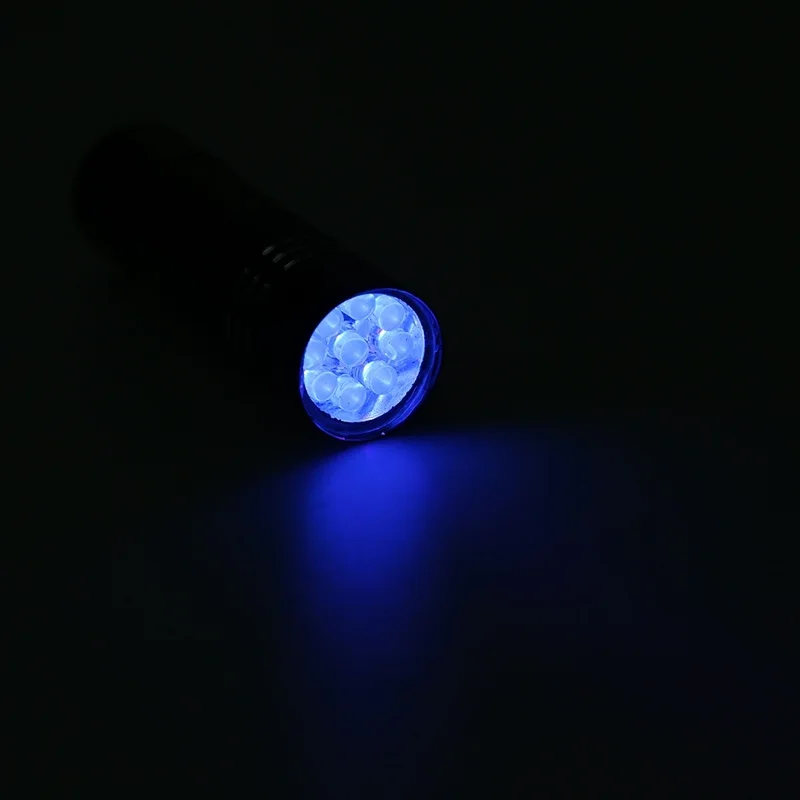 

9 LED Aluminum Flashlight Mini UV UV Torch