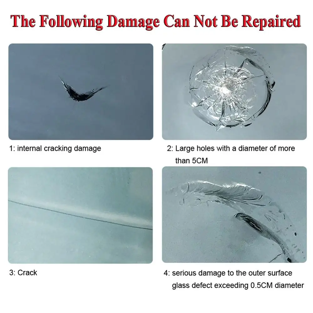 Автомобильное стекло нано ремонт жидкое Окно Стекло трещина чип DIY окна