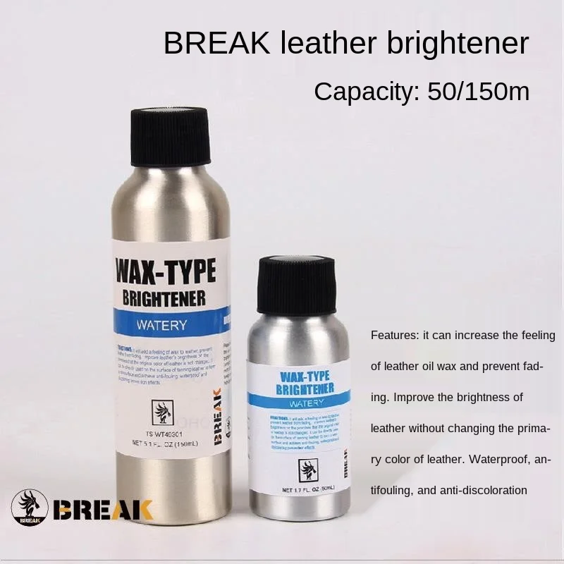 

150 мл кожа резьба яркая восковая фиксация осветление защита от загрязнения водонепроницаемый осветлитель