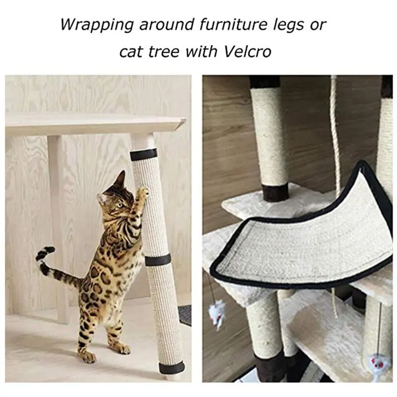 

Cat Kitten Scratch Board Pad Sisal Toy Sofa Furniture Protector Cat Claw Care Product Cats Scratcher Paw Pad with Invisible Nail