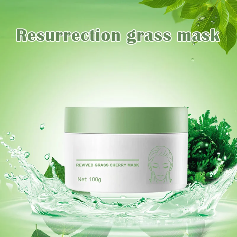 

Hot Resurrection Grass Smearing Style Whitening Moisturizing Face Cover Anti-Aging Face Pore Care SSwell