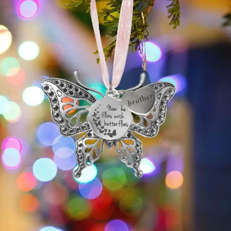 Рождественское украшение в память о семейной бабочке подвеска виде бабочки