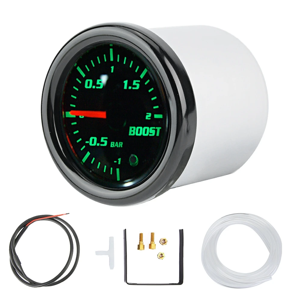 

2" 52mm Universal LED Display Motorcycle Turbo Boost Gauge Meter With Sensor