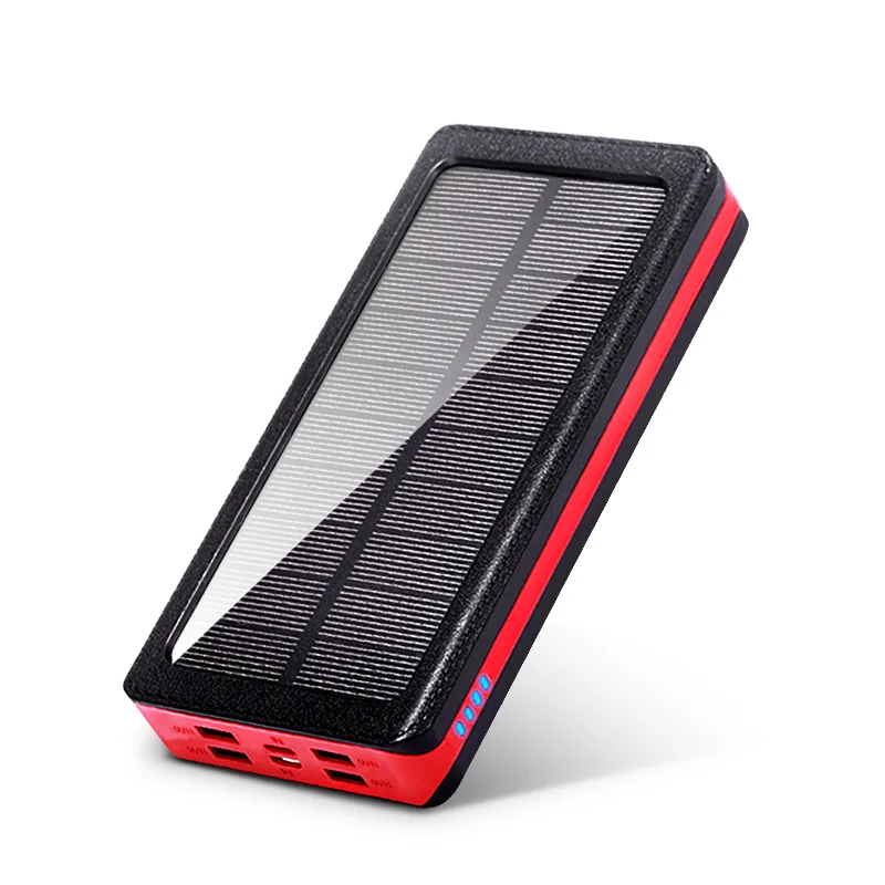 45000mAh Солнечный портативный внешний аккумулятор водонепроницаемый наружный