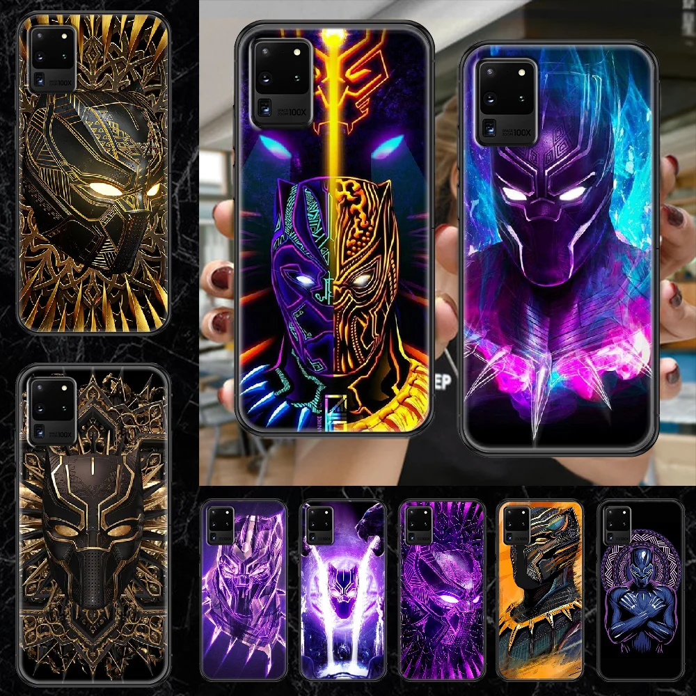 Прохладный черный пантера чехол для телефона Samsung Galaxy Note 4 8 9 10 20 S8 S9 S10 S10E S20 плюс UITRA