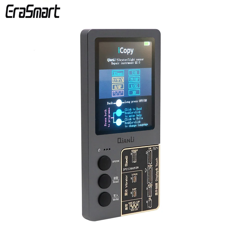 ЖК экран Qianli iCopy с датчиком освещенности программатор для iPhone 7 8 Plus X XR XS Max EEPROM IC