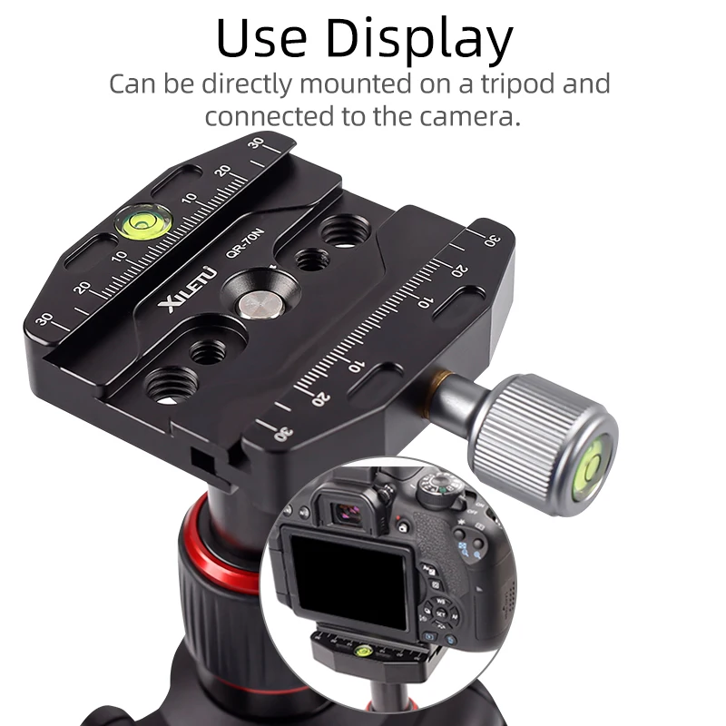 Быстроразъемный зажим серии XILETU QR с пластиной быстрого крепления 1/4 общий винт