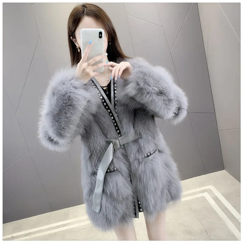 2021 New Winter Women High Quality Faux Sheep Fur Coat Luxury    Casual Leather Jacket OverCoat Female Plush Coats Outerwear