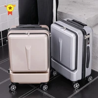 creative rolling luggage spinner suitcase wheels men trolley women travel bag on wheel 20 inch cabin password trunk