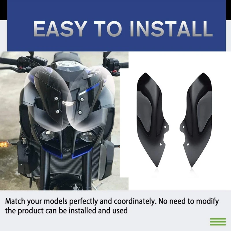 Motorcycle Headlight Screen Side Fairing Cover head light lamp Protector for Yamaha MT FZ 10 MT10 FZ10 2016-2019 | Автомобили и