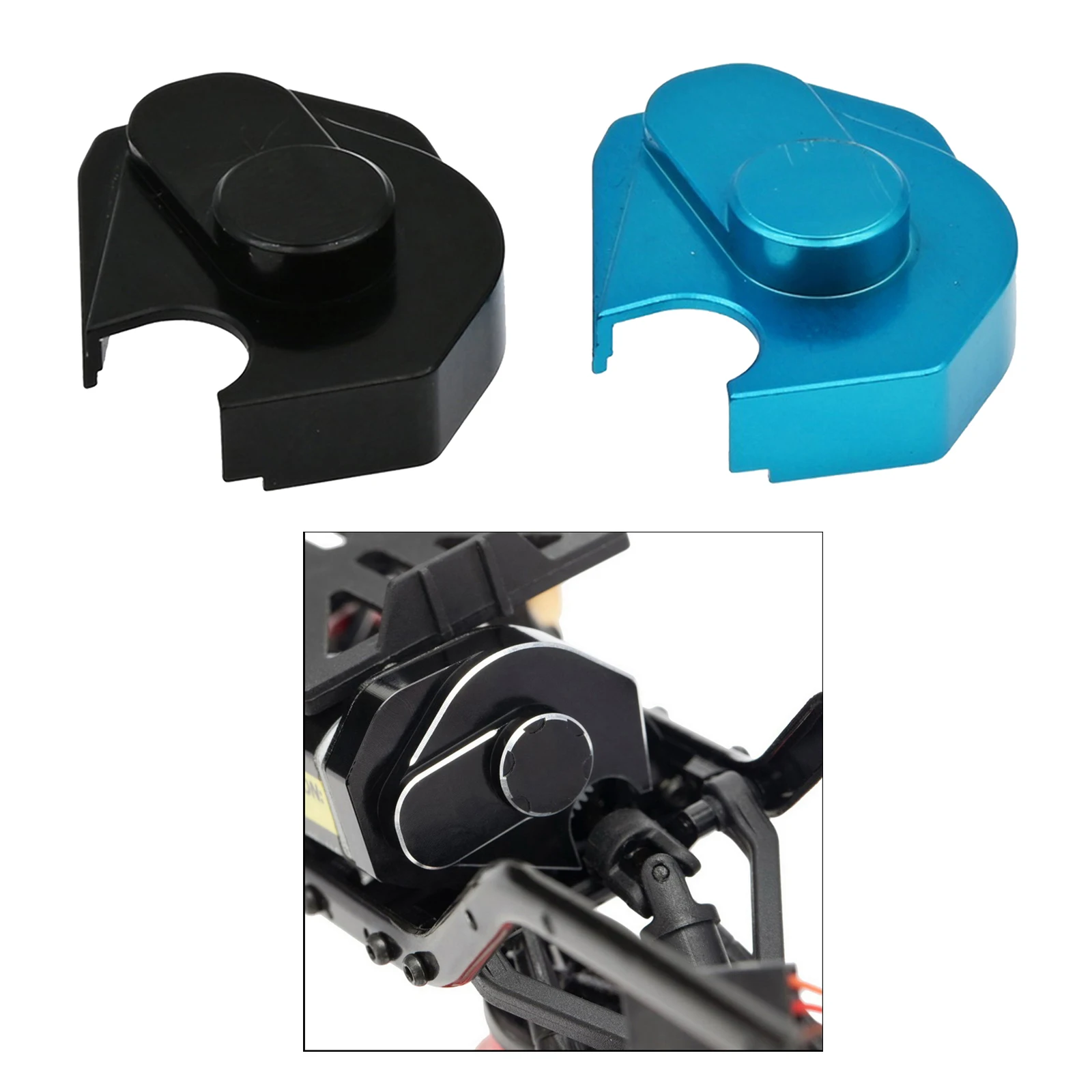 

Aluminum Gear Box Housing Cover for Axial SCX24 90081 1:24 RC Car Parts
