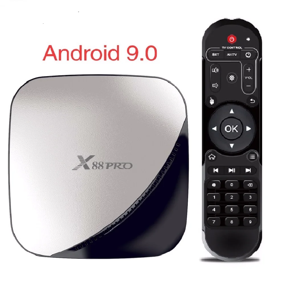 Skywoods X88 PRO Android 9 0 4 Гб RAM 128 64 ГБ 32 Google Voice Assistant RK3318 четырехъядерный Wifi 4K X88PRO 2 16 TV box |