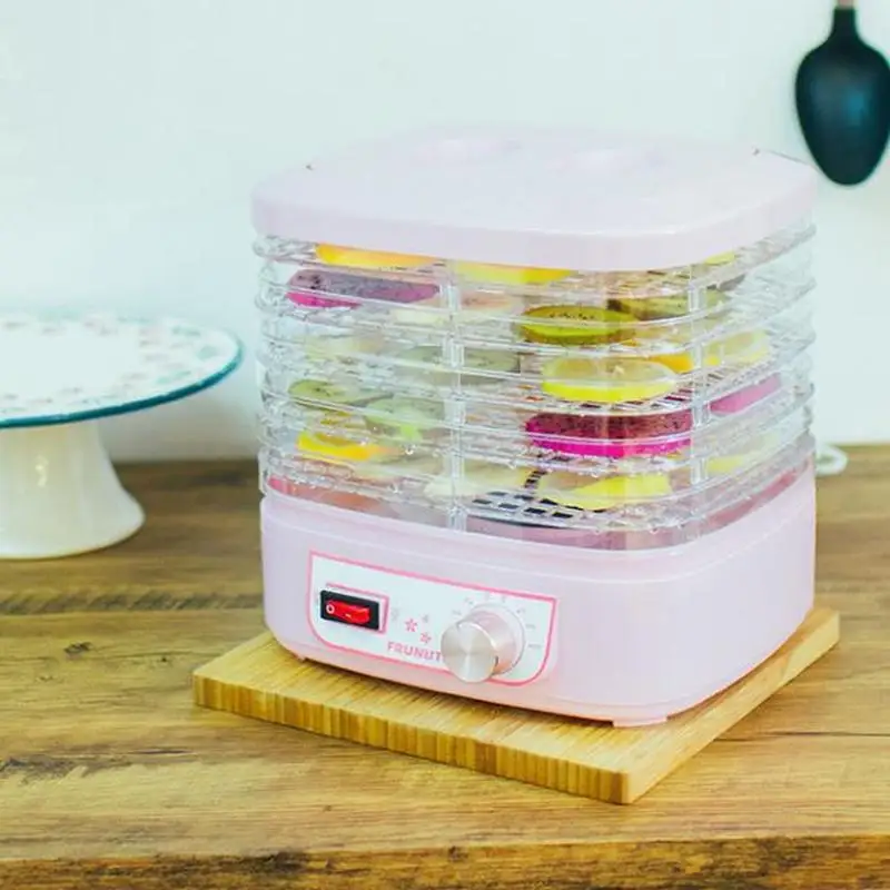 Food Dehydrator Dried Fruit Machine Food Dryer Fruit and Vegetable Pet Meat Dried Air Dried Home Dehydrator Small Gift