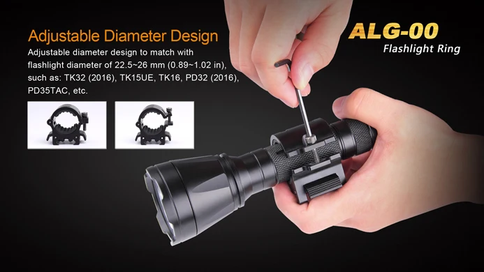 Кольцо для фонарика Fenix совместимое с TK32 TK15 UE TK16 PD35 TAC PD32 диаметр фонарика|Фары| |
