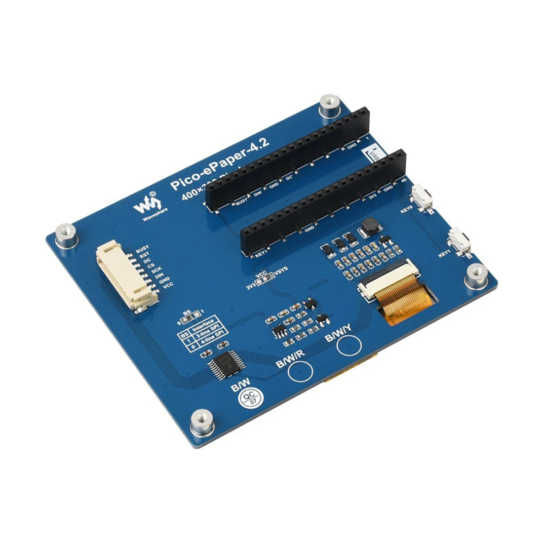 4 2 дюймовый E-Ink модуль дисплея для Raspberry Pi Pico 400 × 300 черный/белый шкалы серого