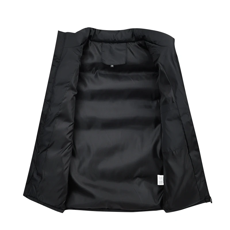 Fashion Mens Jacket Sleeveless Vest Spring Thermal Soft Vests Casual Coats Male Cotton Men's Vest Men Thicken Waistcoat 6XL