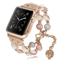 strap for apple watch band 44mm 40mm iwatch serice 5 4 3 2 women night luminous pearl bracelet for apple watch 6 strap 38mm 42mm