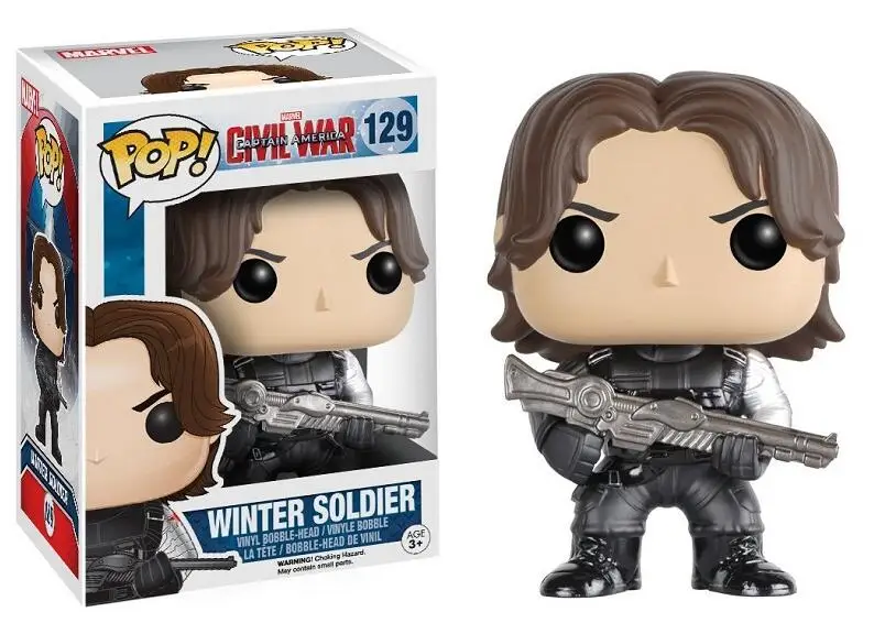 Оригинальная коллекционная виниловая модель FUNKO POP Marvel мстители 3 война