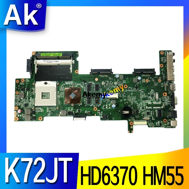 AK K72JT материнская плата для ноутбука ASUS K72JR K72JT K72JU K72J K72 тест оригинальная материнская плата HM55