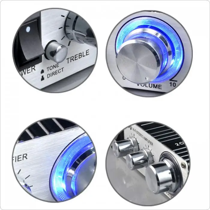 Lepy V3 Mini 20 Вт 12 в Гц-20 кГц HiFi стерео Авто усилитель мощности мотоцикла лодки