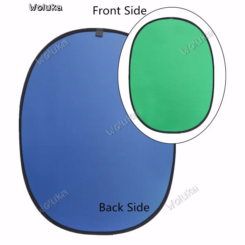 Не образует складок хлопок складной фон 150x200 см зеленый и синий хромакей экран 2in1