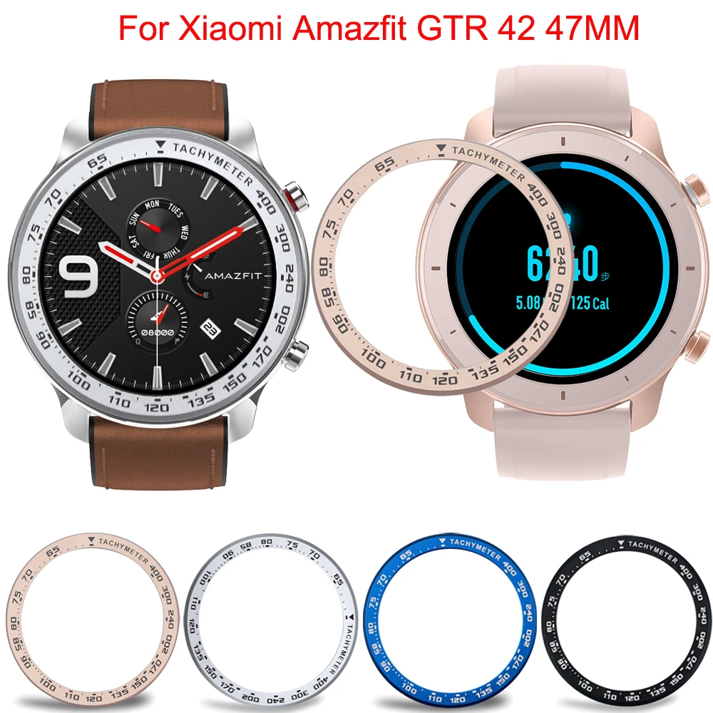 Тахометр из нержавеющей стали чехол для Xiaomi Amazfit GTR 47 мм 42 Корпус часов Безель