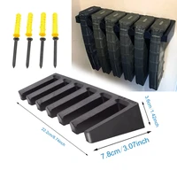 solid abs 6x standard pmag wall mount magazine rack family magazine storage rack for glock for hunting